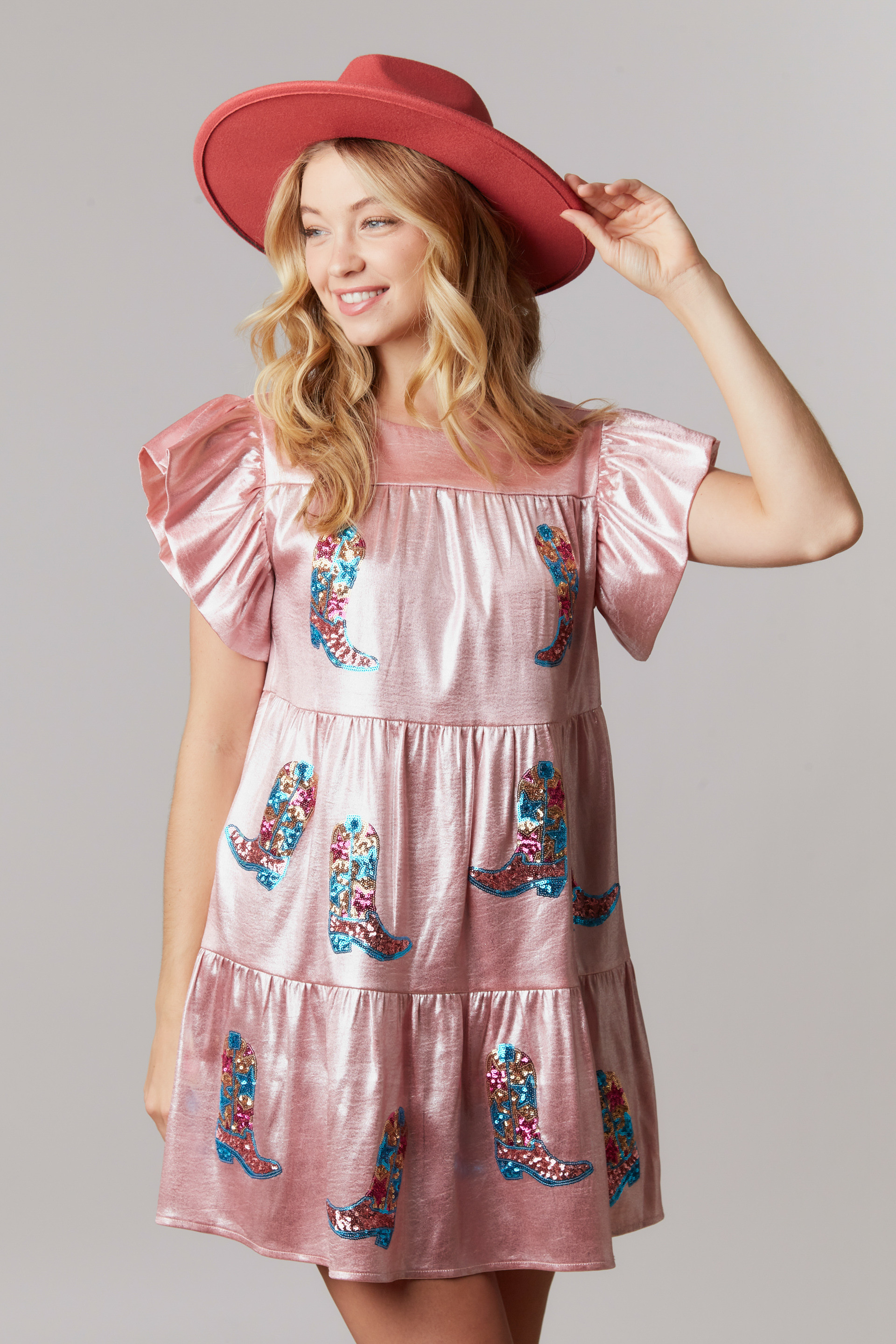 Peach love dress clearance